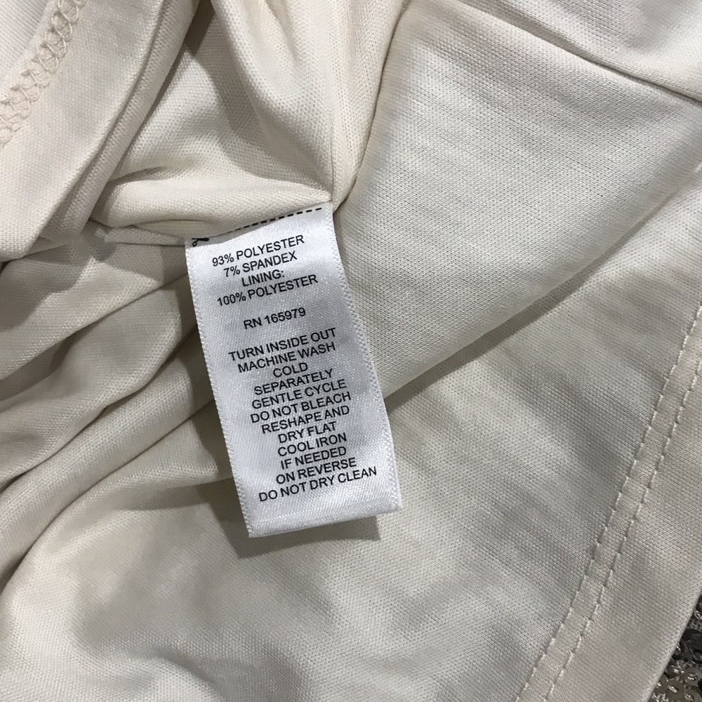 Spense Silver Sequin Blouse New with Tags size Large - Picture 8 of 12